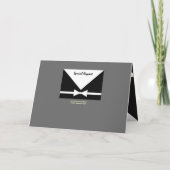 カスタム名 特別な依頼 - 私の介添人になってくれませんか V01 招待状 (裏面)