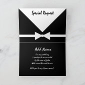 カスタム名 特別な依頼 私の伴郎になって V01 招待状 (内部)