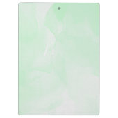 カスタム名 緑の水彩 クリップボード (裏面)