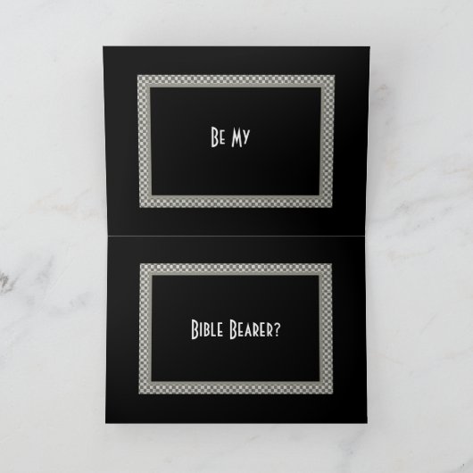 カスタム名 聖書運び人 招待状 (内部)