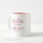 カスタム名CPA会計士フローラバラ ツートーンマグカップ (正面左)