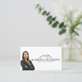 カスタム命令 |編集不可Zazzleテンプレート 名刺 (スタンド正面)