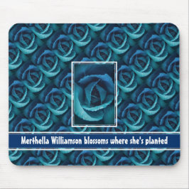 カスタム咲き乱れるバラ マウスパッド