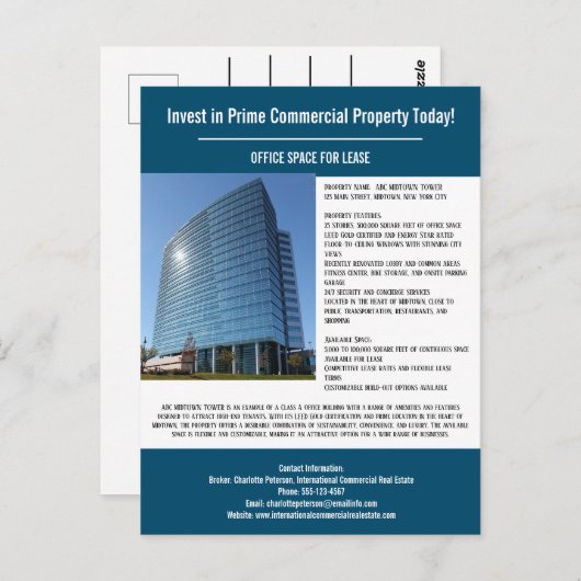 カスタム商実在所 ポストカード (正面/裏面)