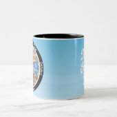 カスタム回復マイルストーンの贈り物 – フローラ ツートーンマグカップ (中央)