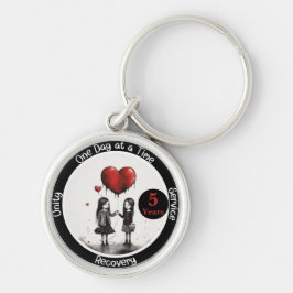 カスタム回復マイルストーンギフト キーホルダー