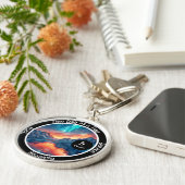 カスタム回復マイルストーンギフト – Serenity キーホルダー (側面)