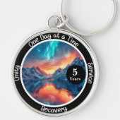 カスタム回復マイルストーンギフト – Serenity キーホルダー (正面)