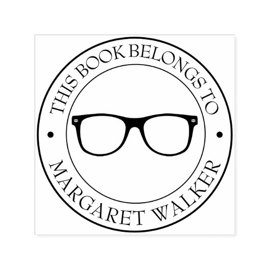 カスタム図書切手 – Ex Libris -蔵書票 セルフインキングスタンプ (デザイン)