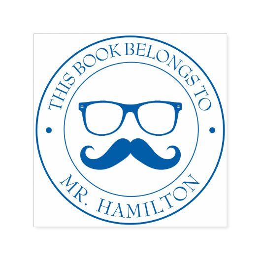 カスタム図書切手 – Ex Libris -蔵書票 セルフインキングスタンプ (デザイン)