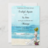 カスタム図解入りの、写真付きの先結婚式招待状 招待状 (正面)