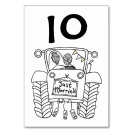 カスタム国ウェディングトラクタテーブル番号 テーブルナンバー