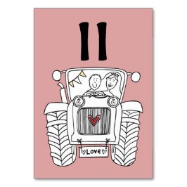 カスタム国ウェディングトラクタテーブル番号 テーブルナンバー