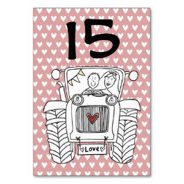 カスタム国ウェディングトラクタテーブル番号 テーブルナンバー