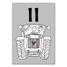 カスタム国ウェディングトラクタテーブル番号 テーブルナンバー