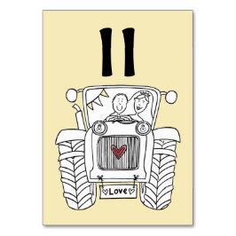 カスタム国ウェディングトラクタテーブル番号 テーブルナンバー