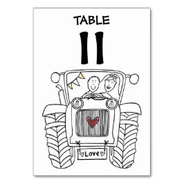 カスタム国ウェディングトラクタテーブル番号 テーブルナンバー