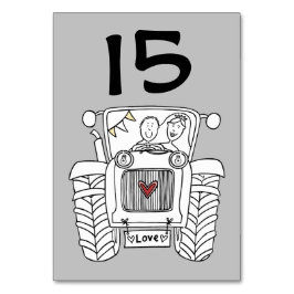 カスタム国ウェディングトラクタテーブル番号 テーブルナンバー