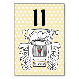 カスタム国ウェディングトラクタテーブル番号 テーブルナンバー