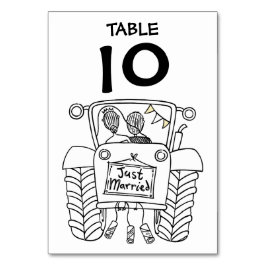 カスタム国ウェディングトラクタテーブル番号 テーブルナンバー