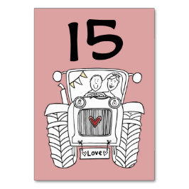 カスタム国ウェディングトラクタテーブル番号 テーブルナンバー