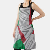 カスタム国旗イタリアンコラージュ大エプロン エプロン (インサイチュ)