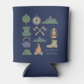 カスタム土産キャンピングコラージキャンパー 缶クーラー (正面)