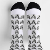 カスタム地球に優しプレミアムクルーソック ソックス (上部)