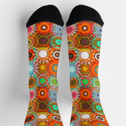 カスタム地球に優しプレミアムクルーソック ソックス (上部)