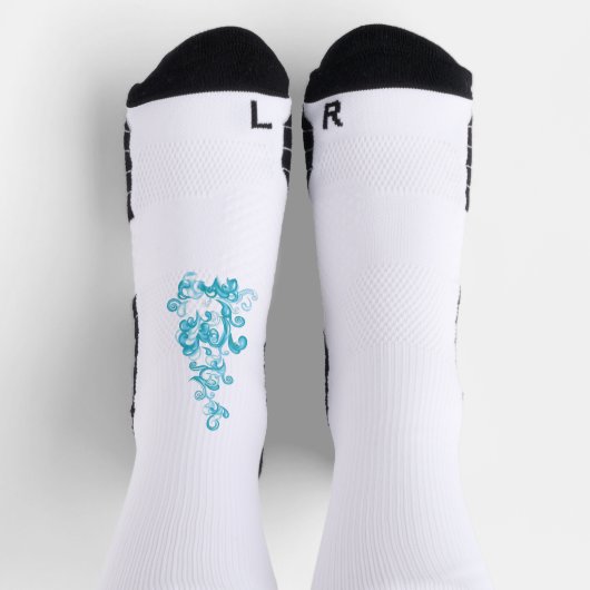 カスタム地球に優しプレミアムクルーソック ソックス (上部)