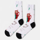 カスタム地球に優しプレミアムクルーソック ソックス (左)