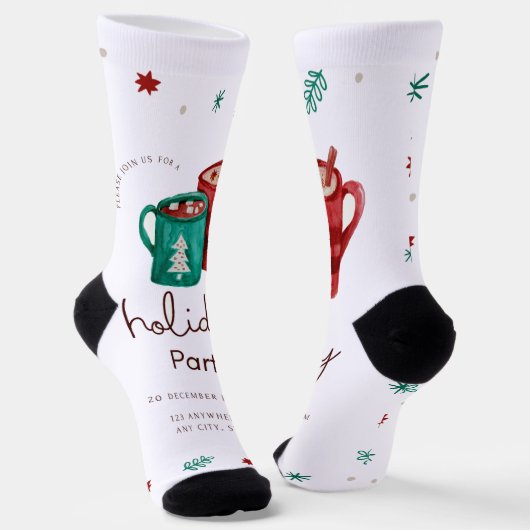 カスタム地球に優しプレミアムクルーソック ソックス (傾斜あり)