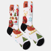 カスタム地球に優しプレミアムクルーソック ソックス (右)