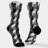 カスタム地球に優しプレミアムクルーソック ソックス (傾斜あり)