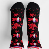 カスタム地球に優しプレミアムクルーソック ソックス (上部)