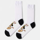 カスタム地球に優しプレミアムクルーソック ソックス (左)