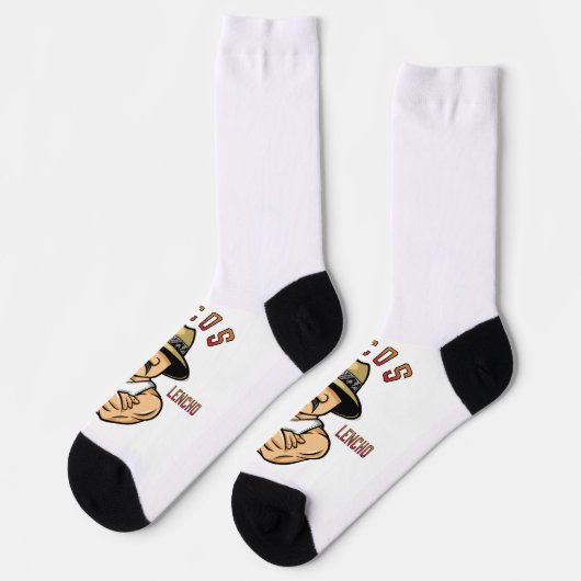 カスタム地球に優しプレミアムクルーソック ソックス (左)