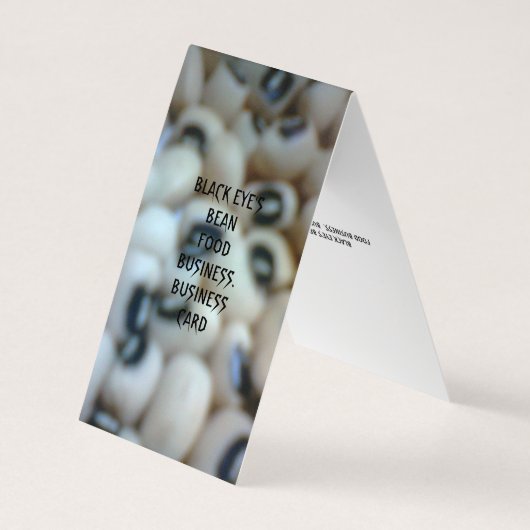 カスタム垂直テント折り曲げ折り畳み名刺 名刺 (裏面)