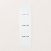 カスタム垂直テント折り曲げ折り畳み名刺 名刺 (内部フラット)