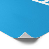 カスタム場所、文字、色釈迦像 ポスター (角)