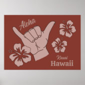 カスタム場所、文字、色釈迦像 ポスター (正面)