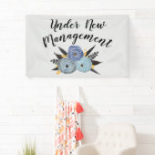 カスタム変更のお知らせビジネスバナー 横断幕 (インサイチュ)