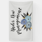 カスタム変更のお知らせビジネスバナー 横断幕 (縦)