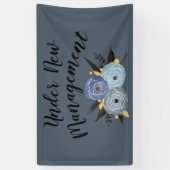 カスタム変更のお知らせビジネスバナー 横断幕 (縦)