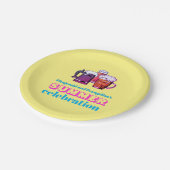 カスタム夏お祝いビール ペーパープレート (アングル)