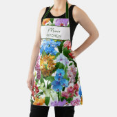 カスタム夏の熱帯フローラランカラフル エプロン (インサイチュ)