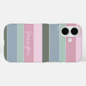カスタム夏の色のブロックストライプ Case-Mate iPhoneケース (裏面 (横))