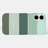 カスタム夏の色のブロックストライプ Case-Mate iPhoneケース (裏面 (横))