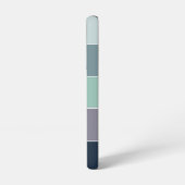 カスタム夏の色のブロックストライプ SAMSUNG GALAXYケース (左側面)