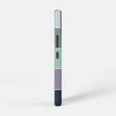 カスタム夏の色のブロックストライプ SAMSUNG GALAXYケース (右側面)